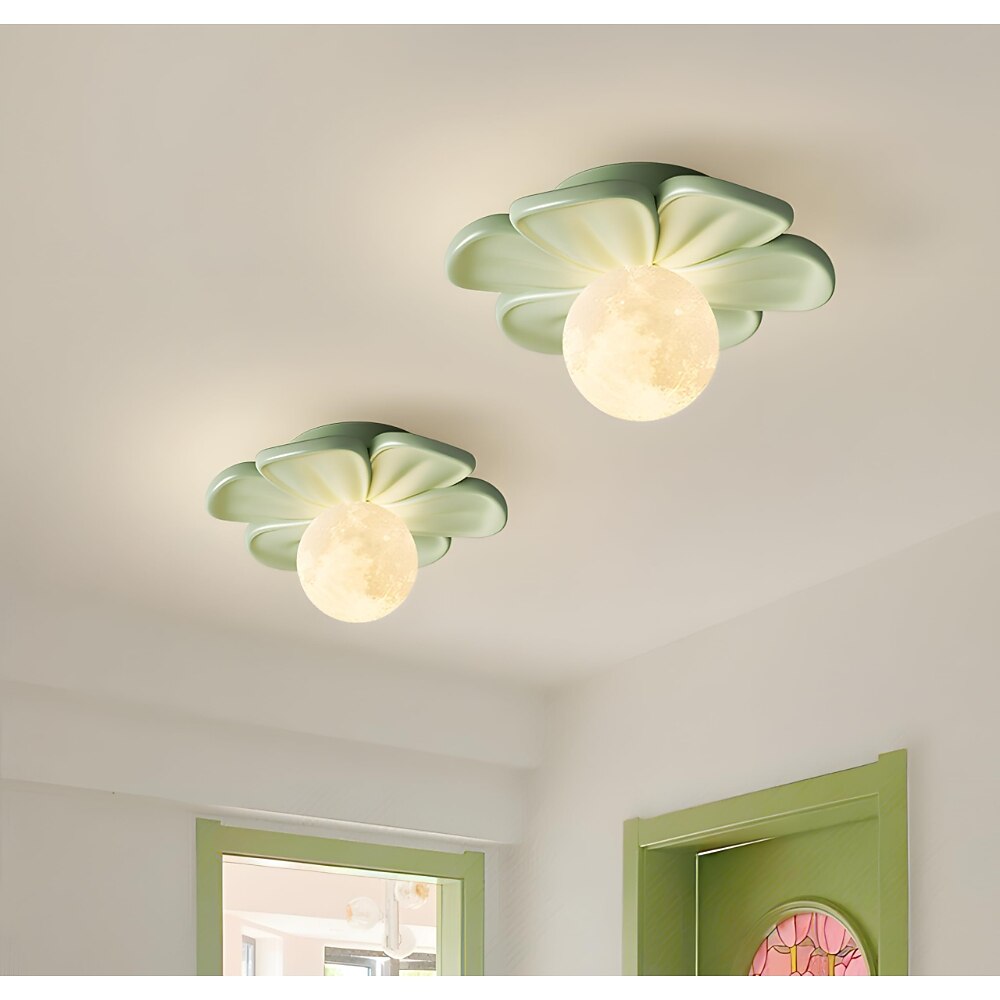Modern Resin Flower Ceiling Light