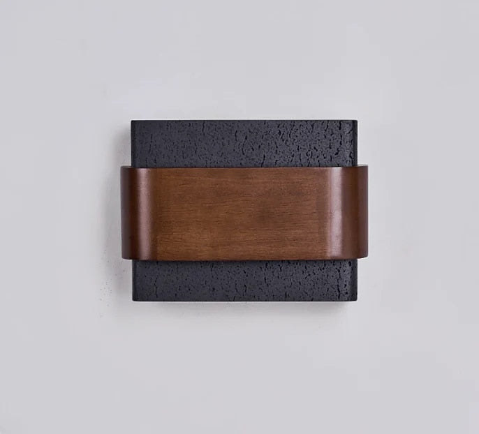 Wabi-Sabi Metal Rectangle Wall Light