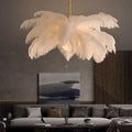 Glam Feather Feather Pendant Light