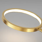 Modern Acrylic Ring-Branch Ceiling Light