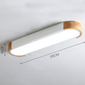 Modern Wood Linear Ceiling Light