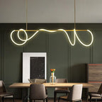 Modern Acrylic Wave Pendant Light