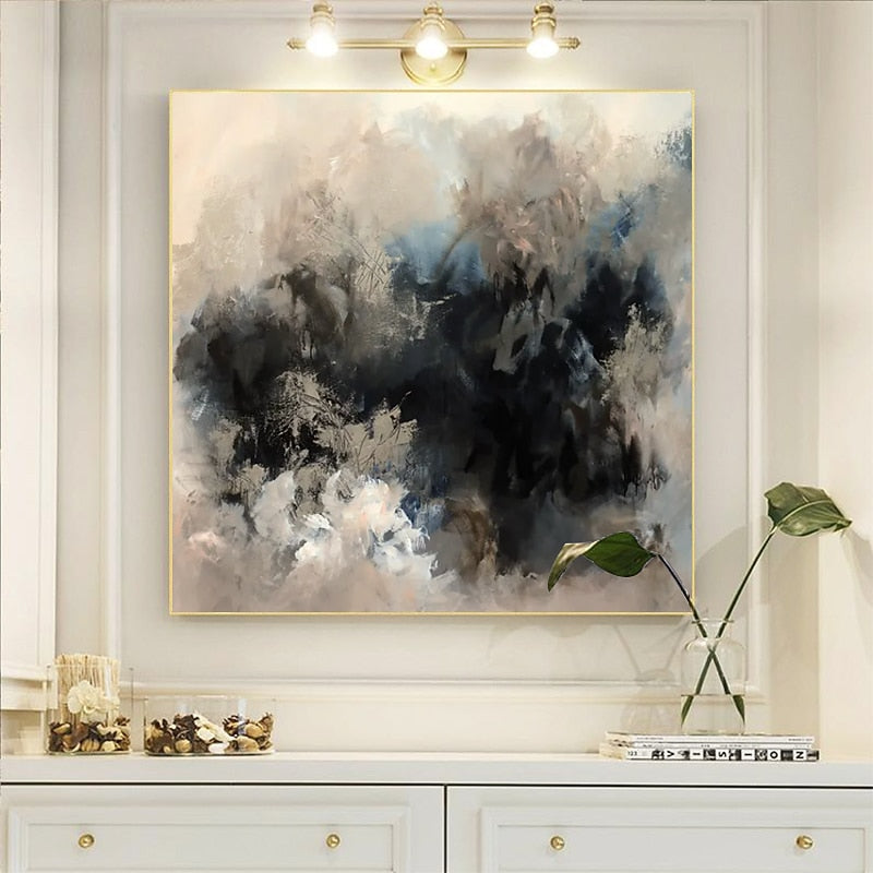 Luxury Gold Impasto Textured Painting