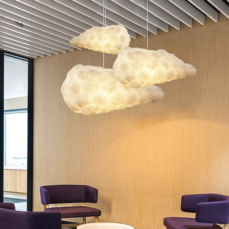Modern PVC Cloud Pendant Light