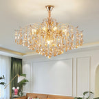Lustre moderne en cristal en forme de branche