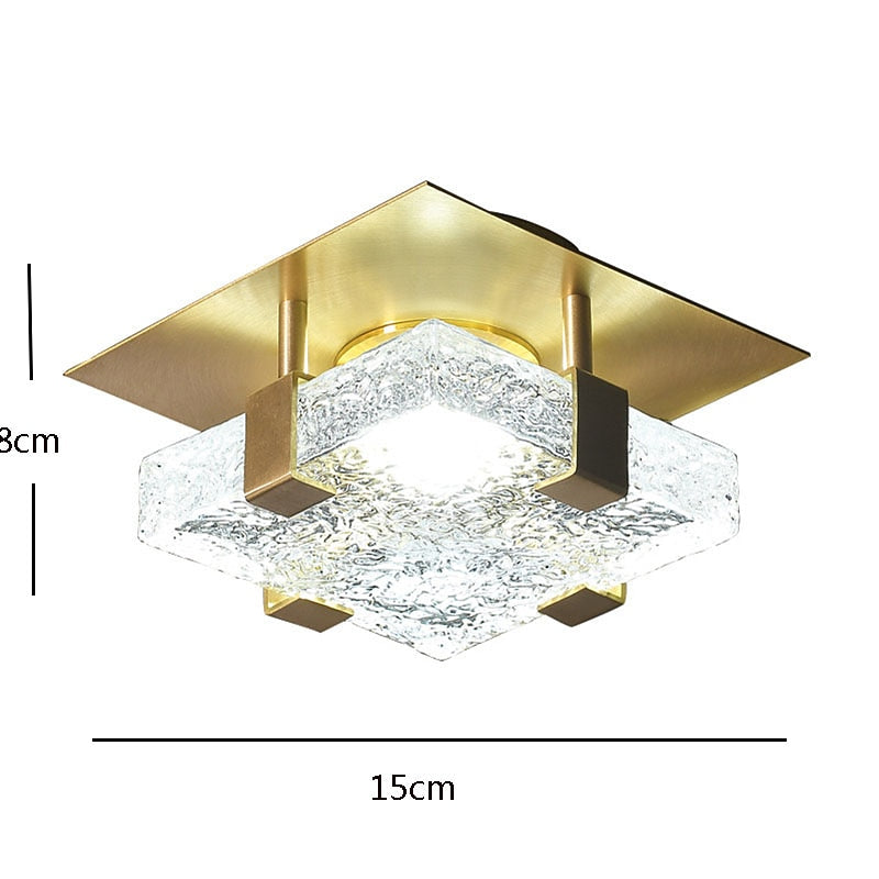 Modern Metal Square Ceiling Light