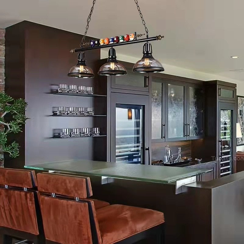 Industrial Glass Dome Pendant Light