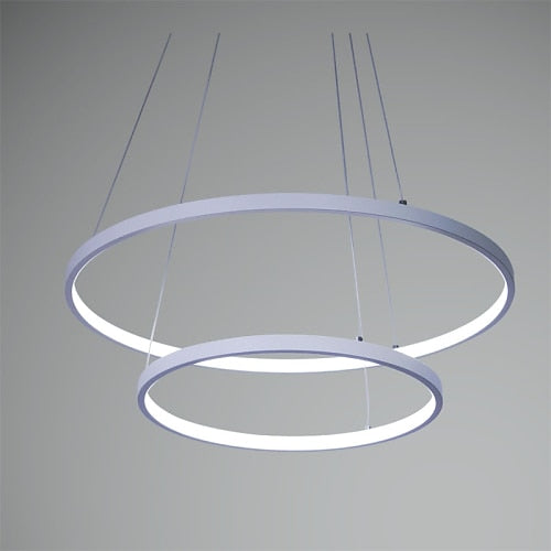 Modern Metal Ring Pendant Light