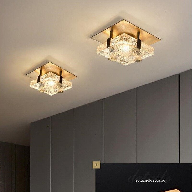 Modern Metal Square Ceiling Light