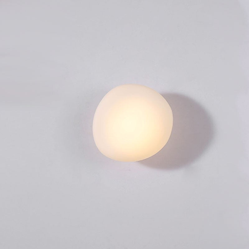Modern Glass Pebble Wall Light