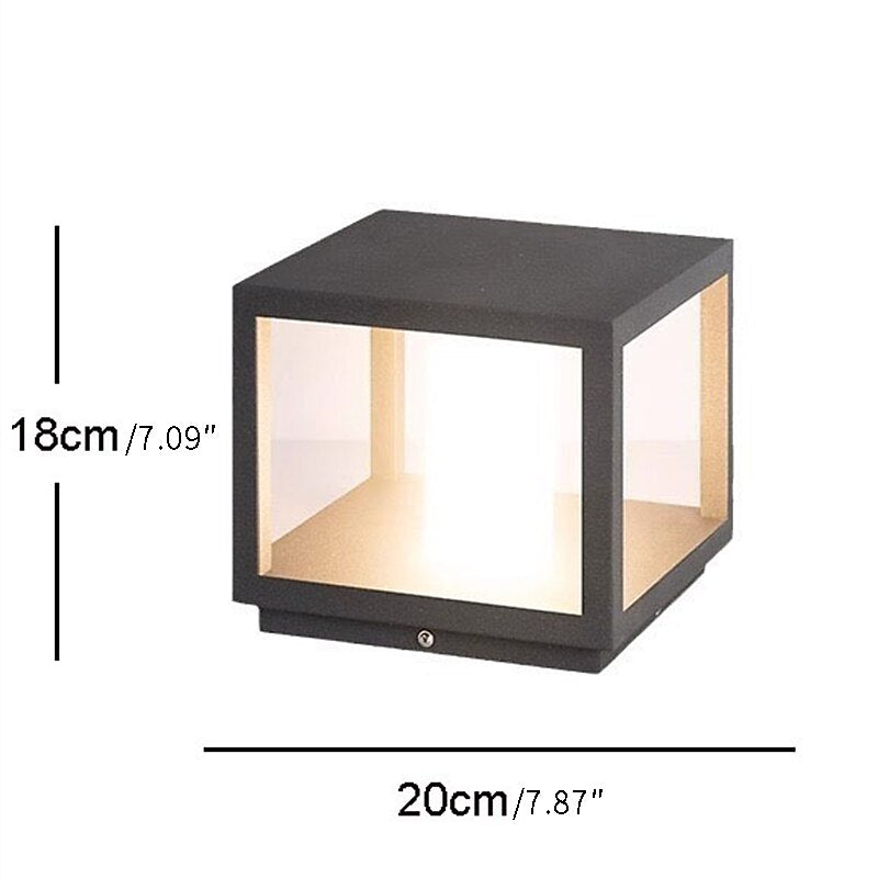 Modern Metal Square Wall Light