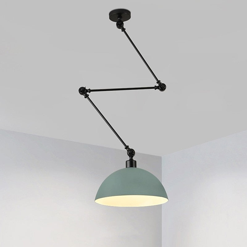 Industrial Metal Dome Pendant Light