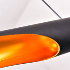 Moderne Metall-Klingen-Pendelleuchte