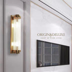 Applique murale cylindrique moderne en cristal