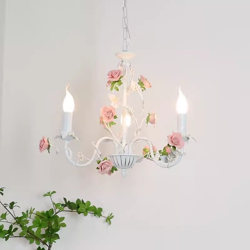 Rustic Metal Candelabra Chandelier