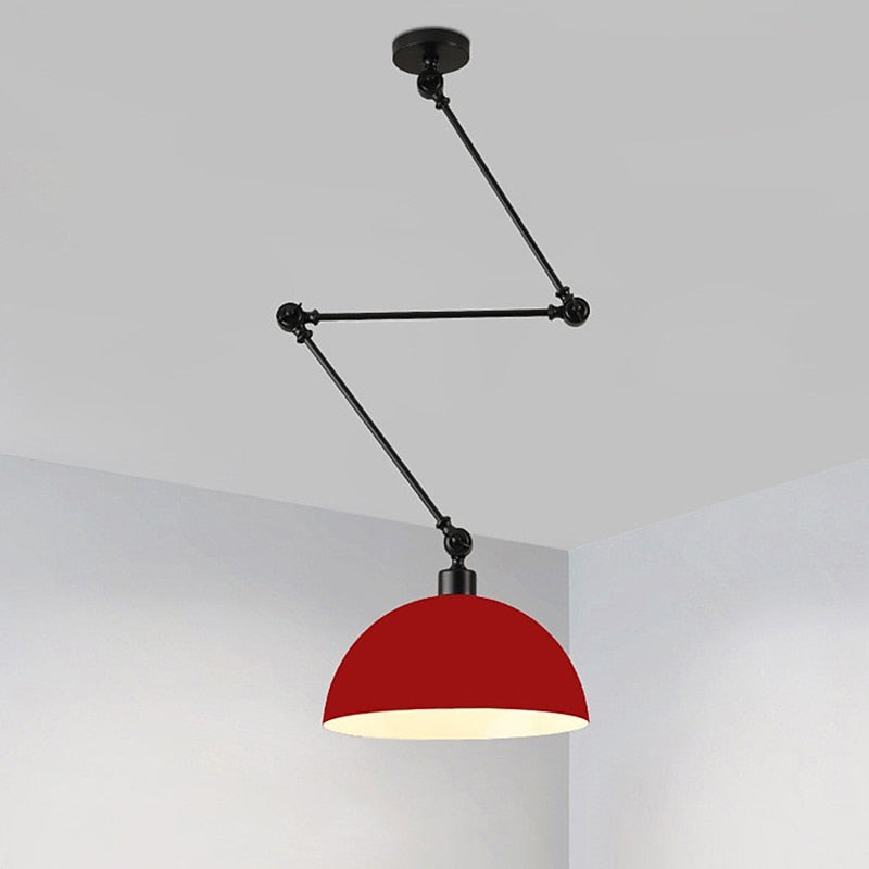 Industrial Metal Dome Pendant Light