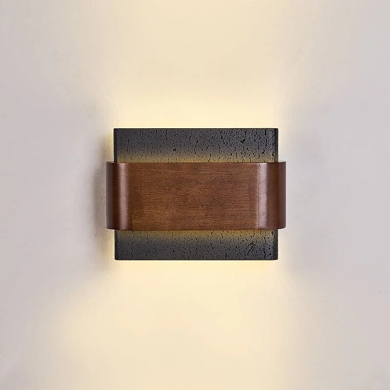 Wabi-Sabi Metal Rectangle Wall Light