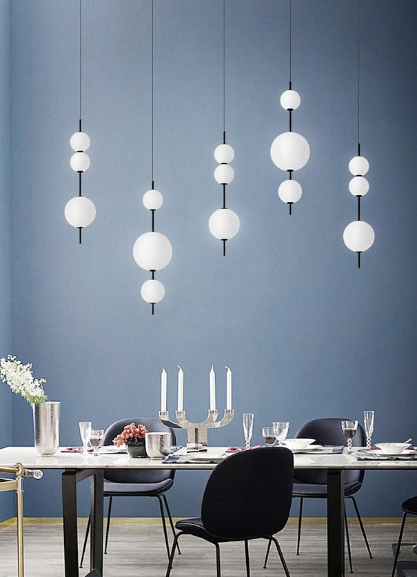 Modern Metal Globe Pendant Light