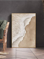 Neutral Coastal Wave Diptych