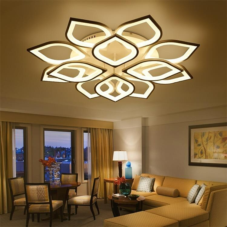 Modern Aluminum Leaf Ceiling Light