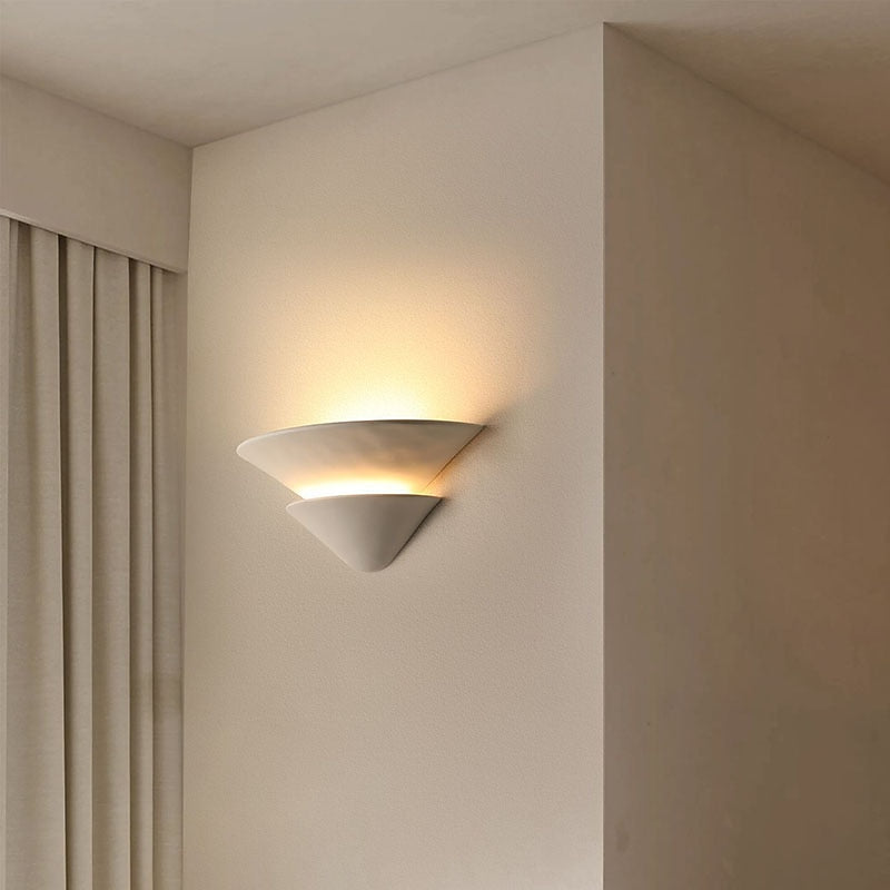 Vintage Acrylic Bowl Wall Light