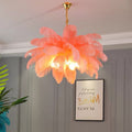 Glam Feather Feather Pendant Light