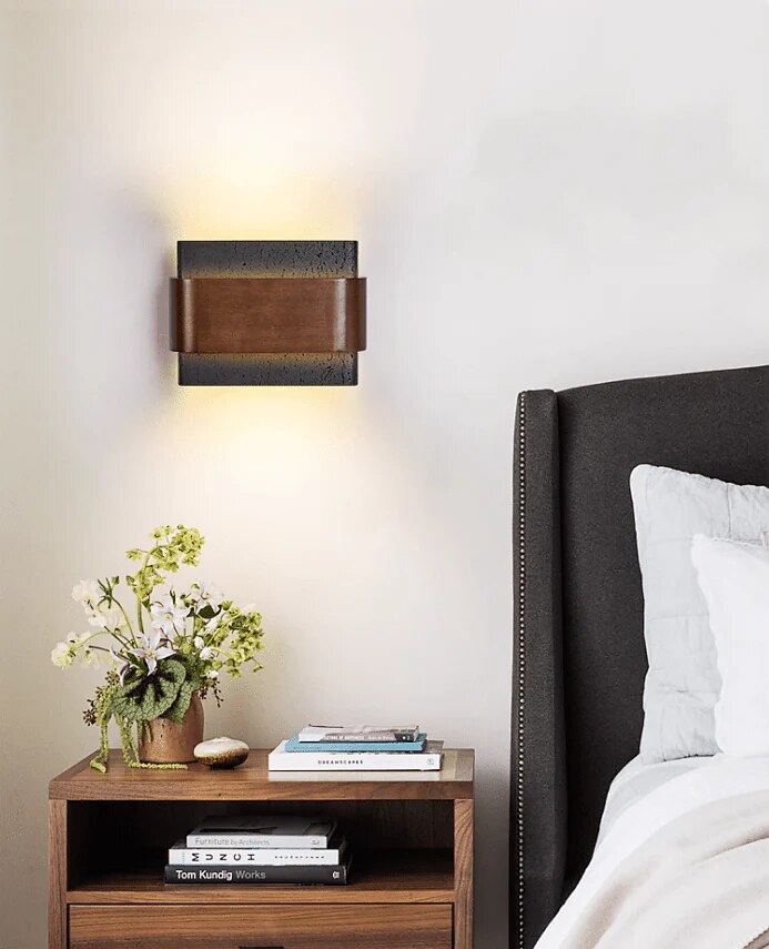 Wabi-Sabi Metal Rectangle Wall Light