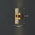 Modern Crystal Cylinder Vanity Light