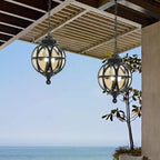 Suspension globe moderne en verre