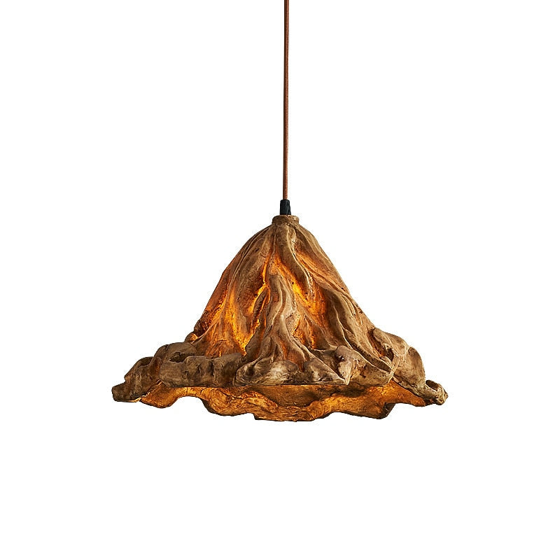 Wabi-Sabi Resin Organic Pendant Light