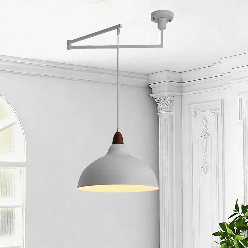 Industrial Metal Dome Pendant Light
