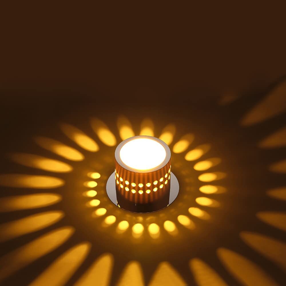Modern Metal Cylinder Wall Light