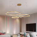 Modern Metal Ring Pendant Light