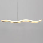 Moderne Acryl-Wellen-Pendelleuchte