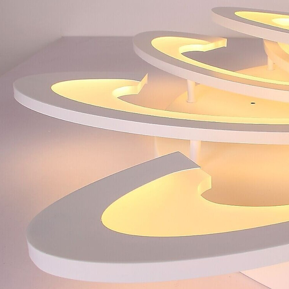 Modern Aluminum Pinwheel Ceiling Light