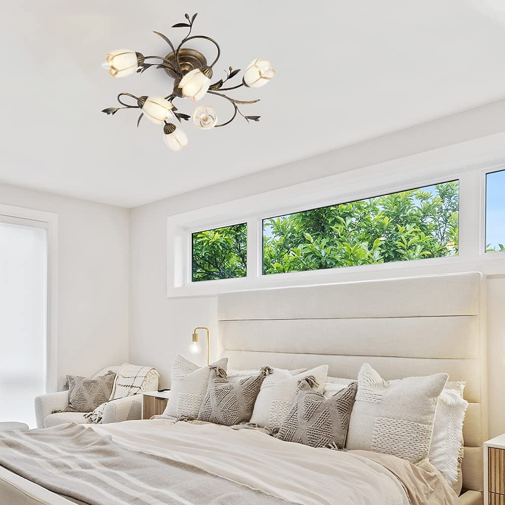 Modern Glass Branch Ceiling Light
