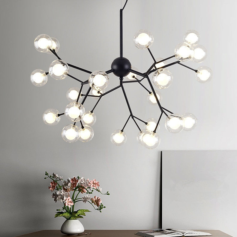 Modern Metal Sputnik Chandelier