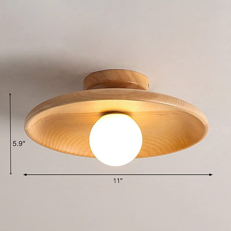 Vintage Crystal Disc Ceiling Light