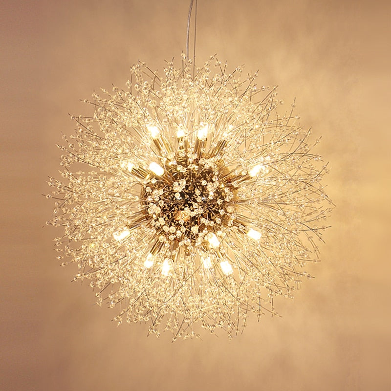 Modern Crystal Sputnik Chandelier