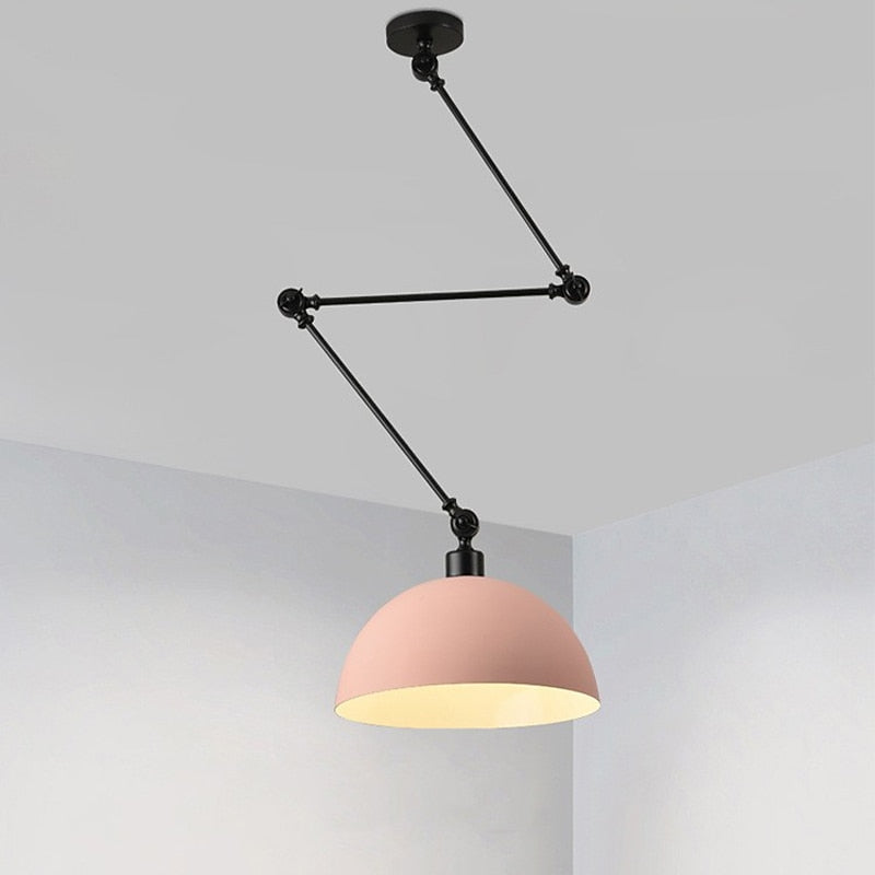 Industrial Metal Dome Pendant Light