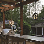 Suspension globe moderne en verre