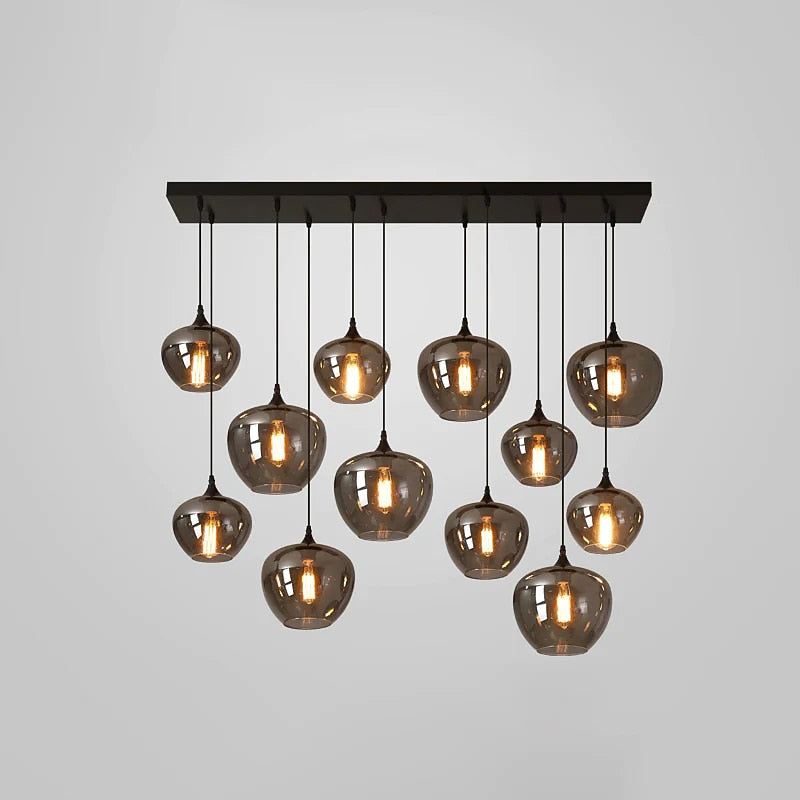 Modern Glass Globe Pendant Light
