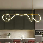 Modern Acrylic Wave Pendant Light