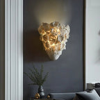 Modern Resin Flower Wall Light