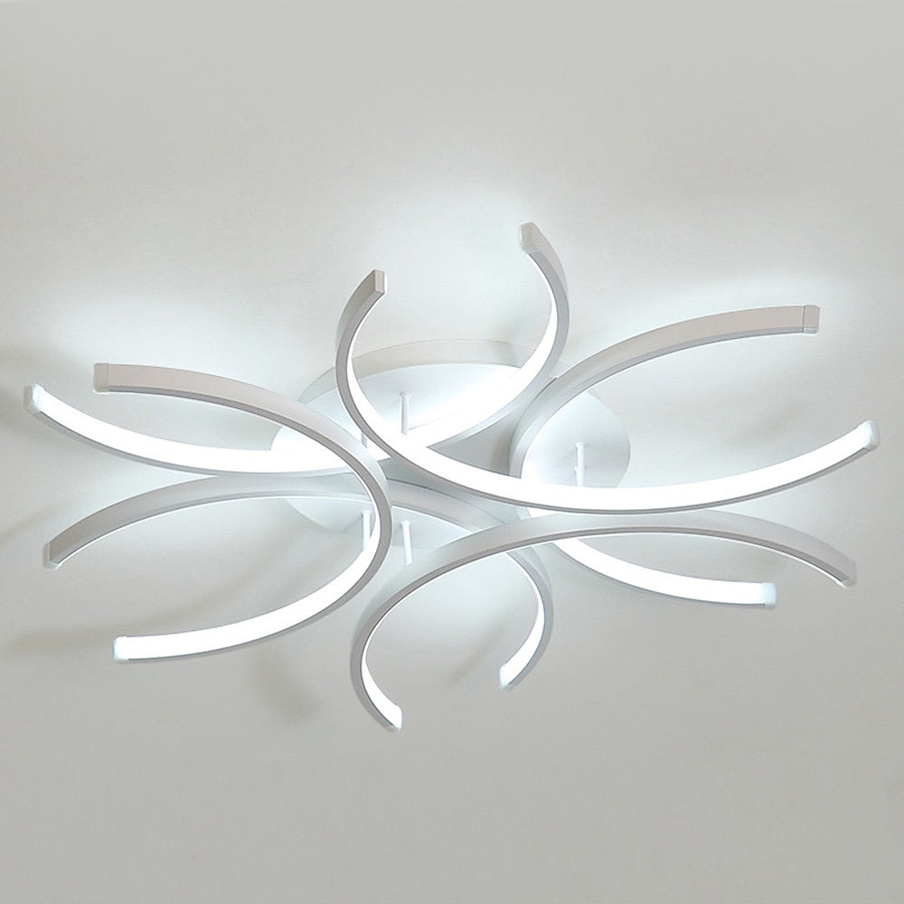 Modern Metal Flower Ceiling Light