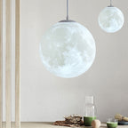 Moderne Metall-Mond-Deckenleuchte