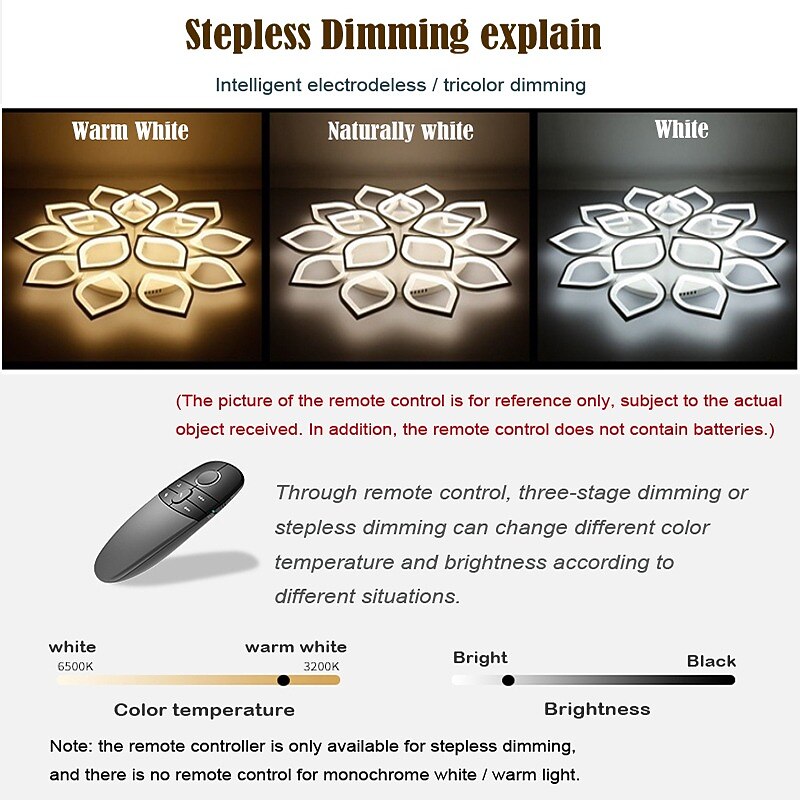 Modern Aluminum Leaf Ceiling Light