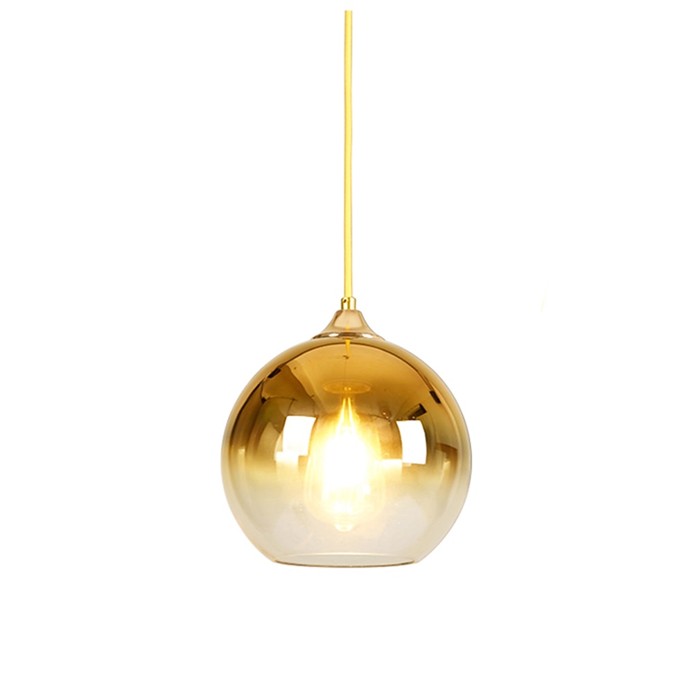 Modern Glass Globe Pendant Light