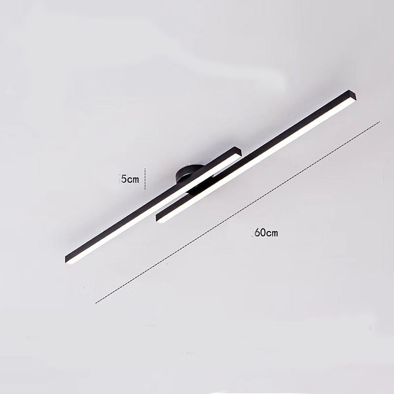 Modern Metal Linear Ceiling Light