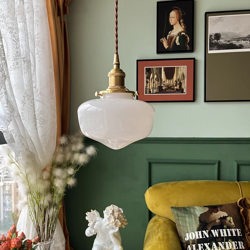 Glam Glass Globe Pendant Light
